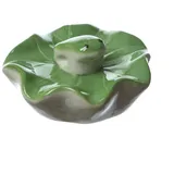 MARELIDA Teichdeko Schwimmfrosch Dekofigur Frosch für Teich Wasserschale 7,8cm