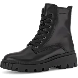 Schnürboots, Plateau, Schnürstiefelette, Chunky Boots mit Innenreißverschluss, Gr. 37, schwarz, , 95216504-37