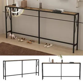 Vicco Lima Konsolentisch 174 x 20 x 77 cm braun