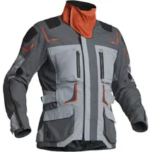 Lindstrands Myrvik Textiljacke Grau/Schwarz/Orange 54