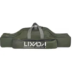 Angeltasche, tragbar, faltbar, für Angelruten, Rollen, Angelrute, Getriebe, Tackle-Tool, Tragetasche, Träger, Reisetasche, Aufbewahrungstasche, Organizer 80cm armee grüne
