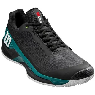Wilson Rush Pro 4.0 Clay Blade Tennisschuhe WRS333350 (Schwarz, EU Schuhgrößensystem, Erwachsene, Herren, Numerisch, M, 45 1/3) - 45 1/3 EU