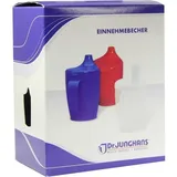 Dr. Junghans Einnehmebecher mit 2 Griffen 4+12mm blau 1 St.