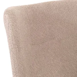 Mendler Lounge-Sessel HWC-N65 Chenille 75 x 99 x 75 cm Grau drehbar mit Rollen