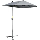 Outsunny Ø 200 cm Grau
