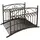 deluke Gartenbrücke SEOUL 91 x 80 x 136 cm Braun/Schwarz
