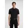 Boss Poloshirt Penrose 38 aus Baumwolle mit gestreiftem Kragen, slim fit schwarz XXL (54)