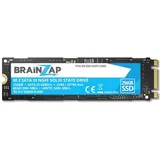 BRAINZAP 256GB M.2 NGFF SATA III SSD 6 GBit/s - 500MB/s Lesen 500MB/s Schreiben Solid State Drive