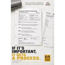 neti neti inc If It's Important, It Gets a Process: Lined Notebook