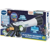Vtech Space Adventures Multimedia-Teleskop 110-facher Zoom 2,4-Zoll-Bildschirm 100 NASA-Videos