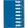 Oxford Ordnungsmappe Top File+ A4 8 Fächer 390g blau