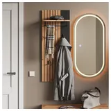 Vicco Wandgarderobe Amber Eiche Wotan