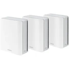 Asus ZenWiFi BT10 BE18000 Weiß Tri-Band WiFi 7 Smart AiMesh Extendable Router 3er Pack