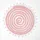 Homescapes Badematte Spiral Rosa Ø 60 cm