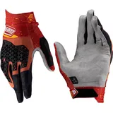 Leatt 4.5 Lite Burn, Handschuhe - Orange/Schwarz/Weiß - M