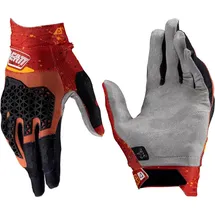 Leatt 4.5 Lite Burn, Handschuhe - Orange/Schwarz/Weiß - M