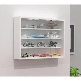 VCM Hängevitrine Agisa M 57 x 10 x 0 cm Weiß