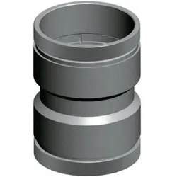 Wolf Verbindungsstück DN110 Kupplung für 2 flexible Rohre 2651716