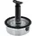 Rösle Vakuumdeckel FLEXX 2GO 1,4 L rund mit Clips, Sicherheitsglas mit Silikonrand und Vakuumventil, aromadicht, transparent/schwarz