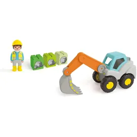 Playmobil 1.2.3 JUNIOR Schaufelbagger 71684
