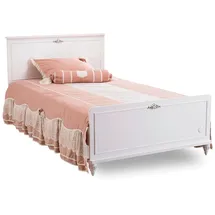 möbel-zeit Cilek ROMANTICA Bett, 120x200 cm. - Weiß