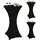 luxuskollektion Stehtischhusse Stretch Schwarz 60-65 cm 60 x 110 cm 3er Set
