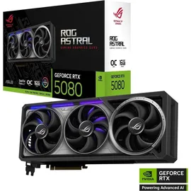 Asus ROG Astral GeForce RTX 5080 16 GB GDDR7 90YV0LV0-M0NA00