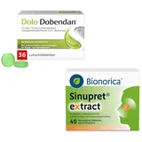 Sinupret extract 40St & Dolo-Dobendan 36St 1 Sparset