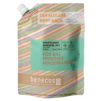 benecos Minze - Duschgel 2in1 BIO-Minze Haut & Haar FÜR EIN FRISCHES MINZEINANDER - vegan - recyceltes Plastik