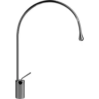 GESSI Goccia Waschtisch-Einhebelmischer Radius 197mm, Drehwinkel personalisierbar, - Metall