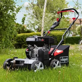 SCHEPPACH Benzin Vertikutierer SC50VARIO, 40cm Breite, 4kw, 17 Messer + Öl