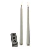 MARELIDA LED Stabkerzen 28 cm weiß 2 St.