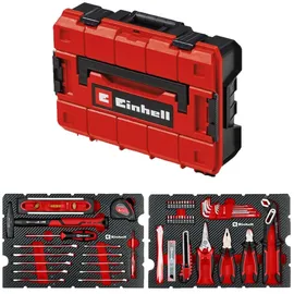 Einhell 79-tlg. Werkzeugkoffer Umzug rot