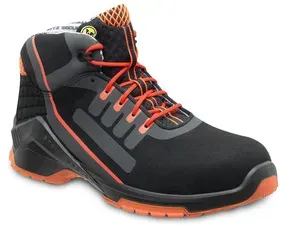Sicherheitshalbstiefel VD PRO 1840 ESD, S2 SRC CI, schwarz/orange, XB, Größe 42 - schwarz - 42