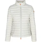 Save The Duck Slim Fit Steppjacke mit gefüttertem Stehkragen Modell 'Carly', Beige, L