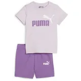 Puma Kinder Sportanzug Minicats Tee Shorts Set, GRAPE MIST, 62