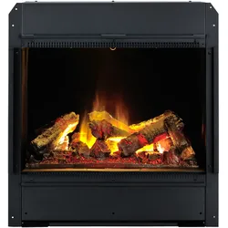 Dimplex Engine 56-600 Opti-myst 3D Elektroeinsatz: Dekoholz ohne Stehrost - Schwarz, spiegelnd