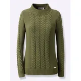 Casual Looks Langarm-Pullover grün 52