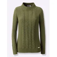 Casual Looks Langarm-Pullover grün 52