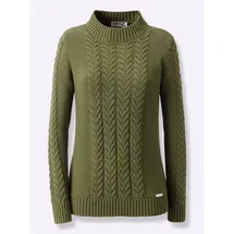 Casual Looks Langarm-Pullover grün 52