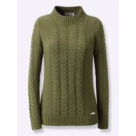 Casual Looks Langarm-Pullover grün 52