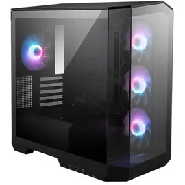 MSI MAG PANO M100R PZ Midi Tower Gaming Gehäuse, Echtglas Seitenfenster, Schwarz
