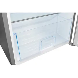 Exquisit KS16-V-H-010D Kühlschrank (133 l, 850 mm hoch, Inoxlook)