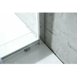 a&n&a aQualine ARLETA Duschkabine Viertelkreis mit Schiebetür 80 x 80 cm Klarglas R550