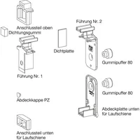 GU Energy Gu HS Zubehör-Beutel Führungsschiene P1850 Laufschiene Höhe