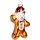 Brubaker Lebkuchenmann Braun - Handbemalte Weihnachtskugel Gingerbread Man aus Glas - Mundgeblasener Christbaumschmuck Figuren Lustig Deko Anhänger Baumkugel - 12,7 cm