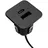 Kalb Einbau USB Schnell-Ladehub 2 in 1 USB A USB C für Möbel und Tischplatten 12V 5V/3A 9V/2,2A max 20W Schwarz