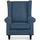 Konsimo Ohrensessel Miles 82 x 105 x 97 cm Blau