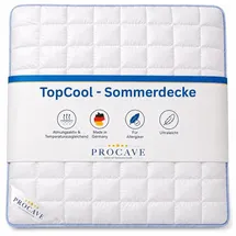 procave TopCool Sommerbettdecke 200x240 cm, atmungsaktiv & kühlend