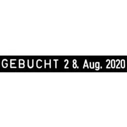 TRODAT Stempel Wortband mit Datum 1117